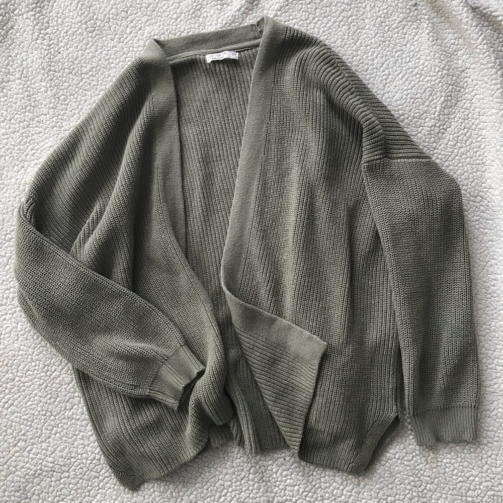 Cotton On sage cardigan